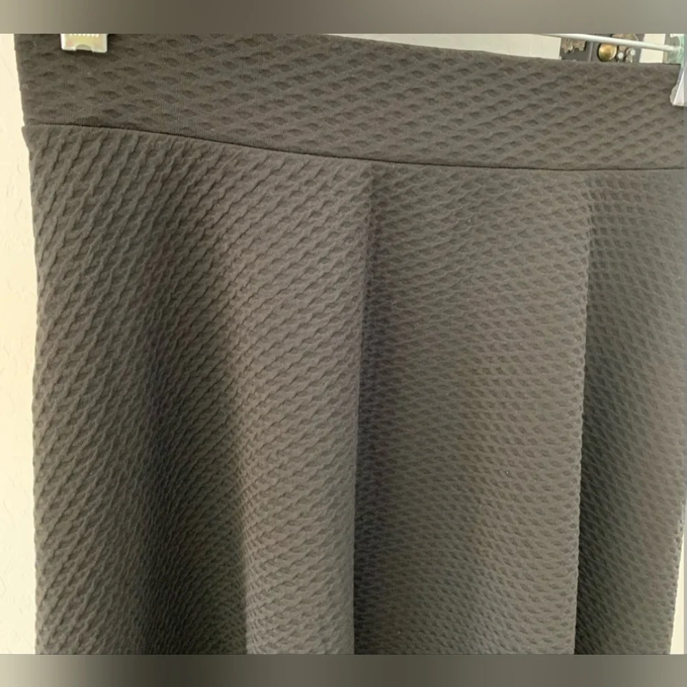 Faith and Joy Classic Black A-Line Skirt